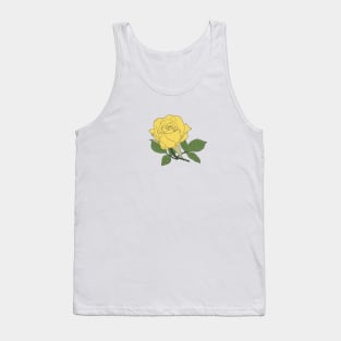 yellow rose Tank Top